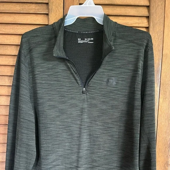 Men’s 2XL Under Armour pristine condition grey zip up. - Picture 3 of 9